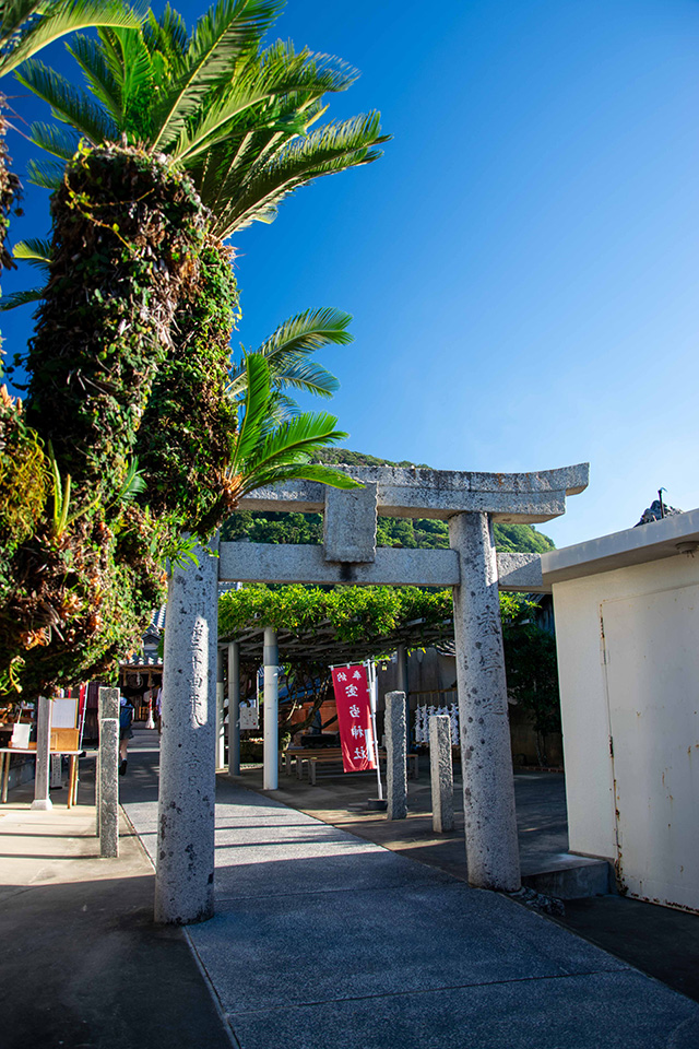 宝当神社の鳥居の写真