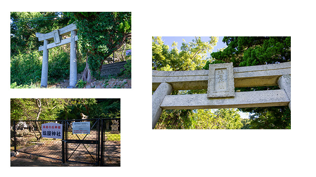 塩屋神社の鳥居の写真