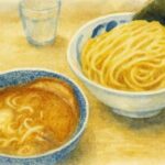 つけ麺のイラスト